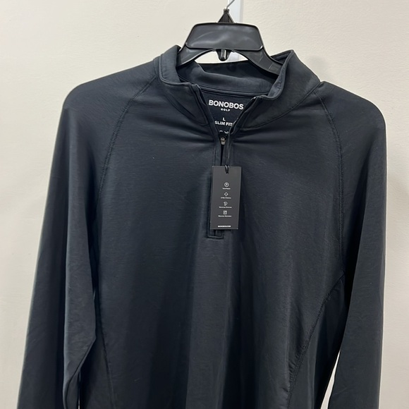 Bonobos Playthrough Performance Golf Half Zip athletic top - Picture 3 of 9